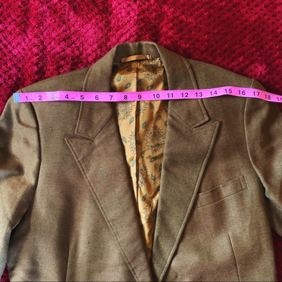 Vintage 1971 Men’s Hand Tailored Hong Kong Blazer - Picture 4 of 9